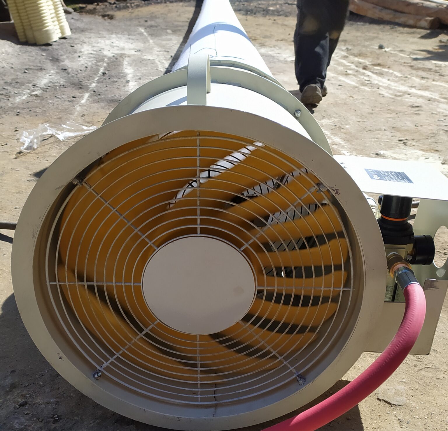 Ventilador Neumático Anti explosión Ducto Tela Tubular Laminada